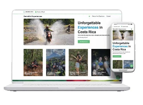 Experiences in CR, Website by Pacific Web Experiences in CR, Website by Pacific Web