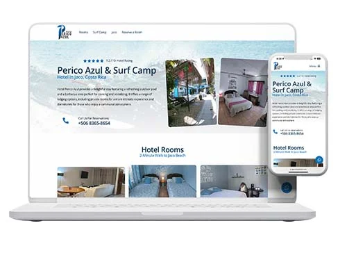 Hotel Perico Azul, Website by Pacific Web Hotel Perico Azul, Website by Pacific Web