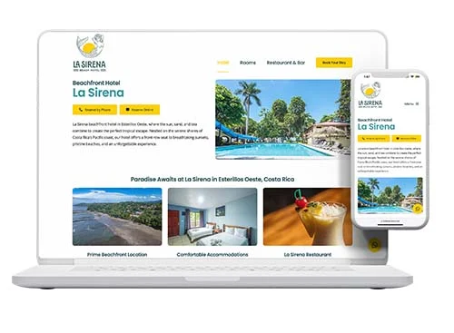 Hotel La Sirena, Website by Pacific Web Hotel La Sirena, Website by Pacific Web