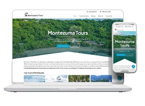 Montezuma Tours, Website by Pacific Web Montezuma Tours, Website by Pacific Web