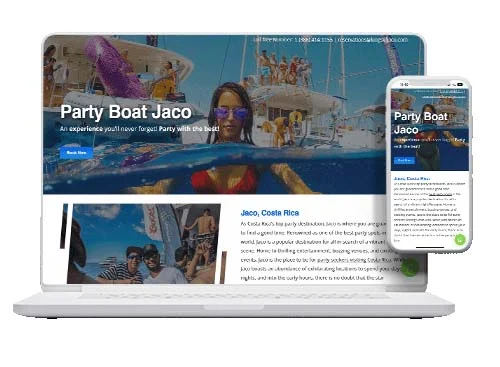 Party Boat, Website by Pacific Web Party Boat, Website by Pacific Web