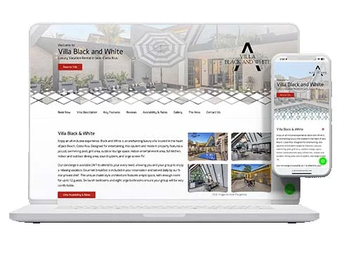 Villa Black & White, Website by Pacific Web Villa Black & White, Website by Pacific Web